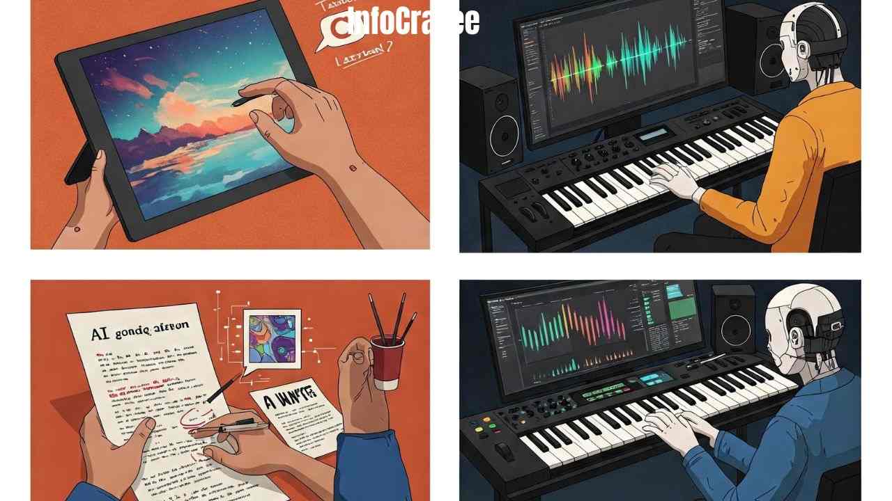 How AI Is Changing Creative Work in Art, Music, Writing, and Design