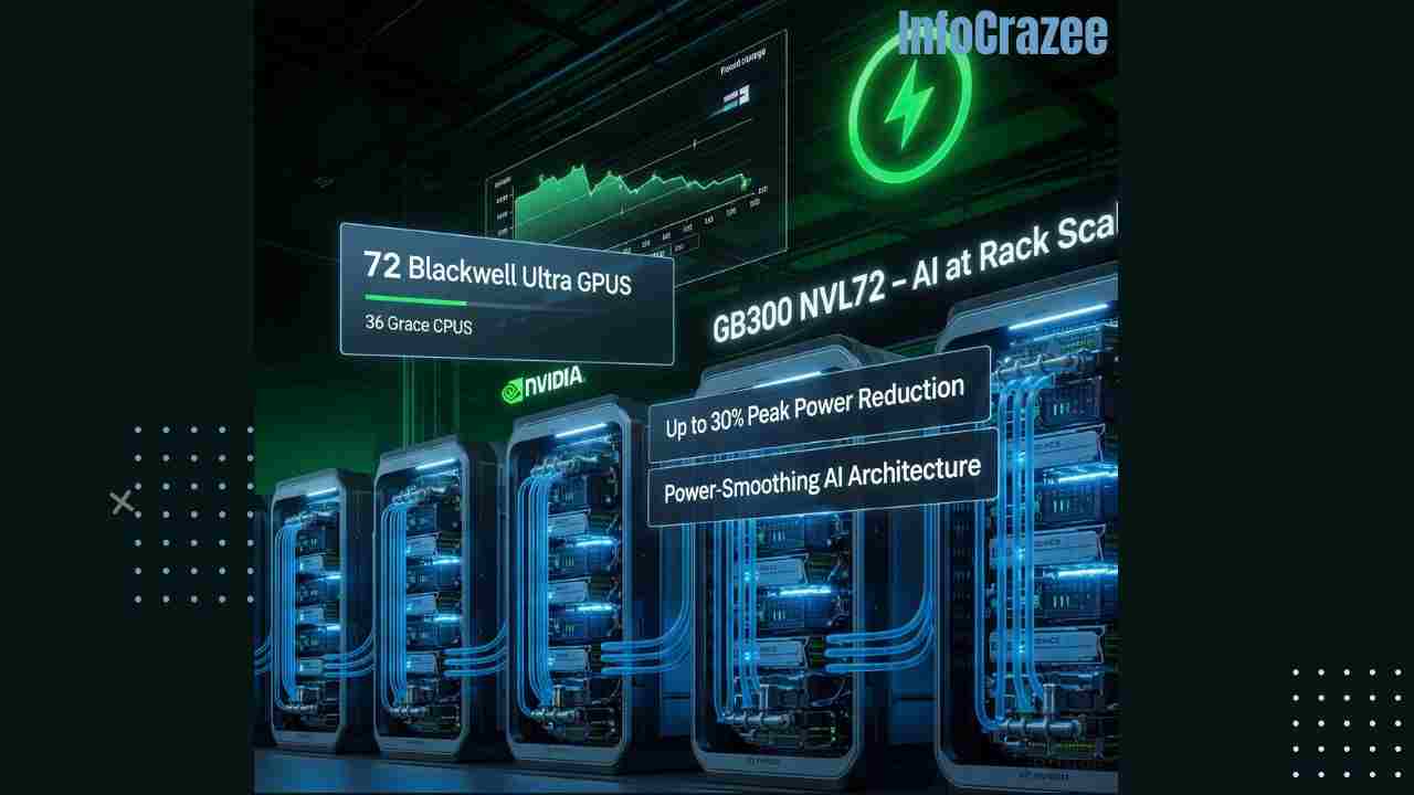 Nvidia’s GB300 NVL72 Aims to Cut Data Center Energy Use with Smarter Power Tech