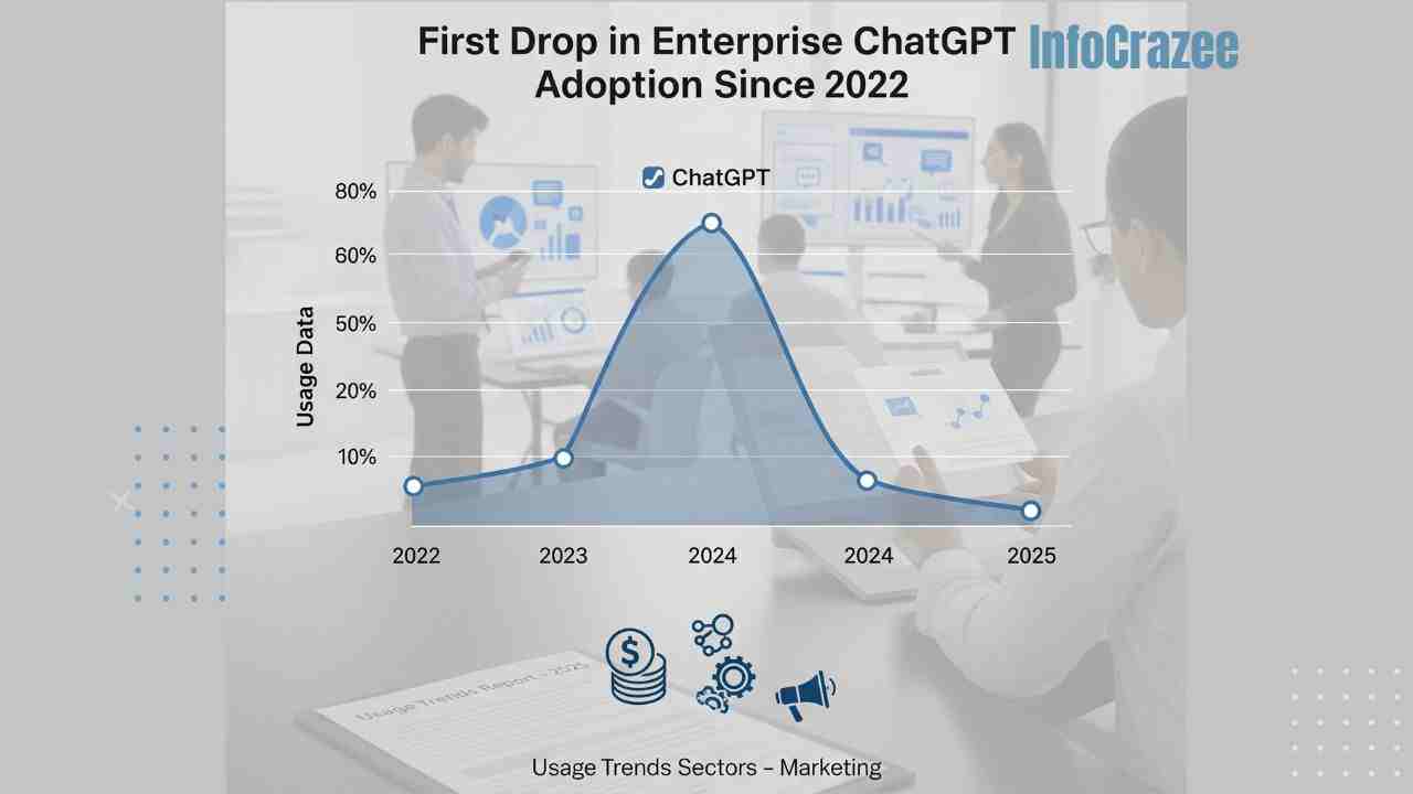 Report Finds First Drop in Business Use of ChatGPT Since 2022