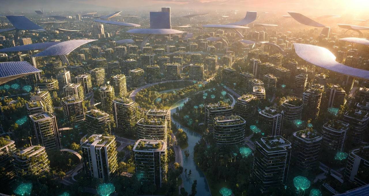 Solara Bloom: A City Where Gardens Thrive in Eternal Daylight