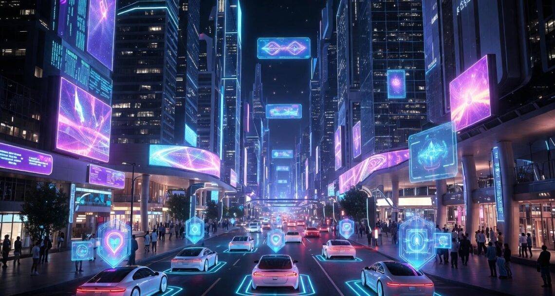 Neon Horizon: Living in 2026's AI-Integrated Urban Landscape