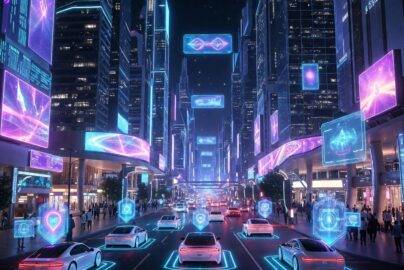 Neon Horizon: Living in 2026's AI-Integrated Urban Landscape