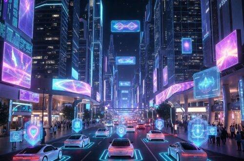 Neon Horizon: Living in 2026's AI-Integrated Urban Landscape