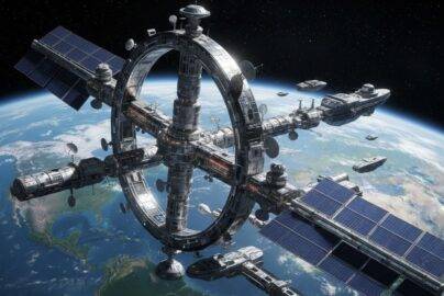 Next-Gen Space Station: 8K Ultra-Premium Design