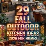 29 Fall Outdoor Kitchen Ideas 2026 for Homes Stylish Backyard Patio Inspiration