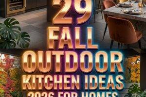 29 Fall Outdoor Kitchen Ideas 2026 for Homes Stylish Backyard Patio Inspiration