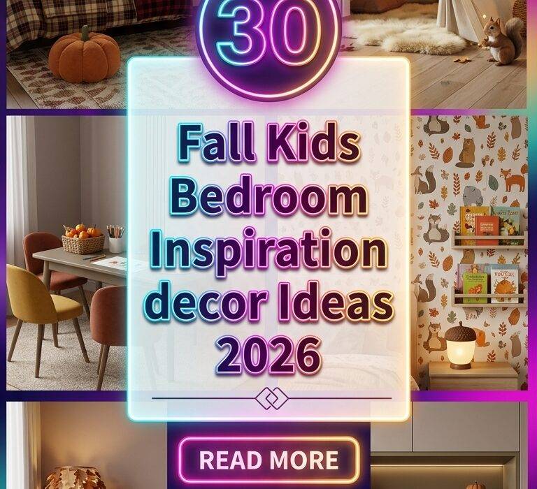 30 Fall Kids Bedroom Inspiration decor Ideas for Boys and Girls in 2026 You Need to See