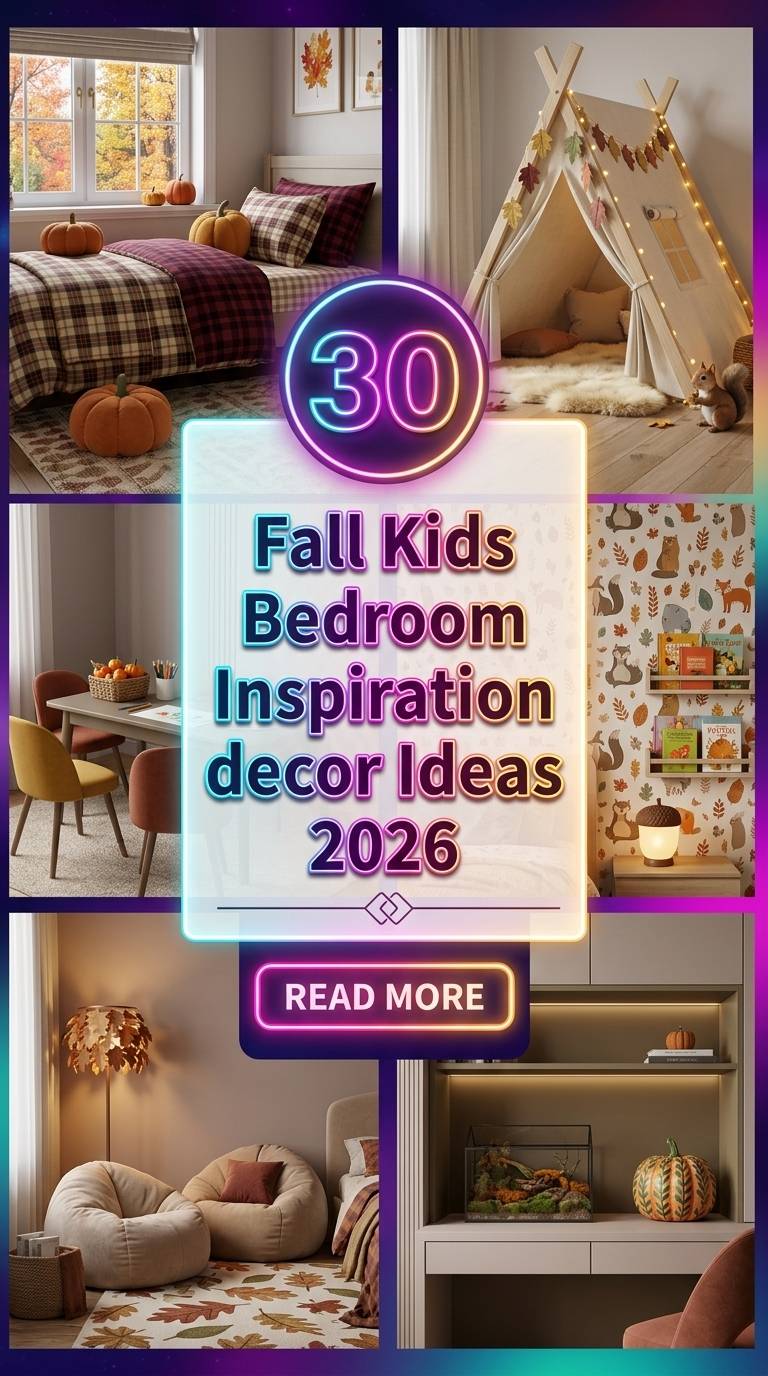30 Fall Kids Bedroom Inspiration decor Ideas for Boys and Girls in 2026 You Need to See