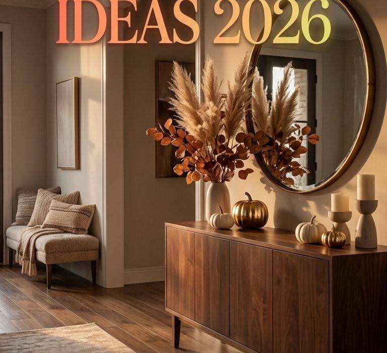 30 Fall Foyer Decoration Ideas 2026 for Homes Stylish Entryway Designs for Every Home