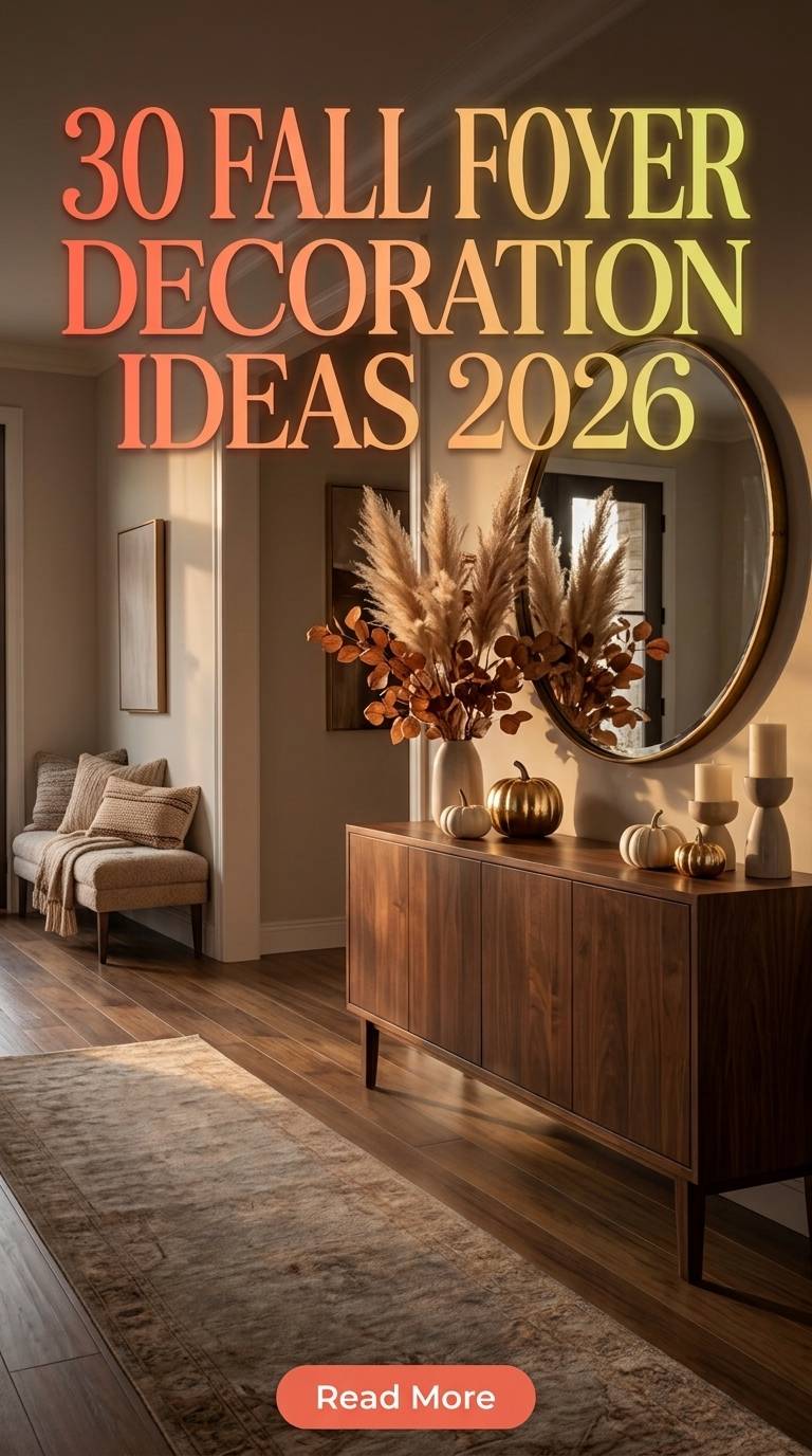 30 Fall Foyer Decoration Ideas 2026 for Homes Stylish Entryway Designs for Every Home