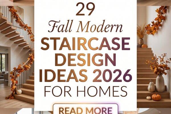 29 Fall Modern Staircases Design Ideas 2026 for Homes Transform Your Home with Style