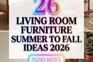 # 26 Living Room Furniture Ideas 2026 for Homes Stylish & Cozy Summer to Fall Inspiration