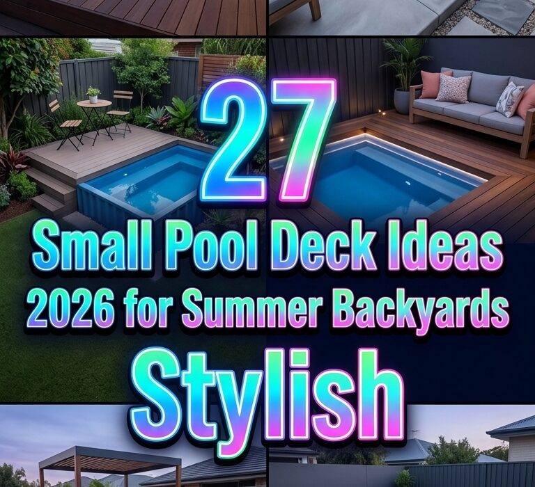 # 27 Small Pool Deck Ideas Summer 2026 for Backyards Stylish Outdoor Designs