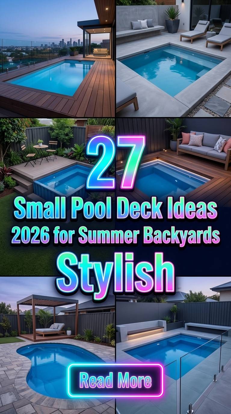 # 27 Small Pool Deck Ideas Summer 2026 for Backyards Stylish Outdoor Designs