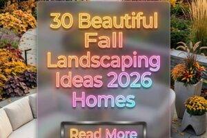 30 Beautiful Fall Landscaping Ideas 2026 Homes Front Yard, Backyard & Side Yard Inspiration