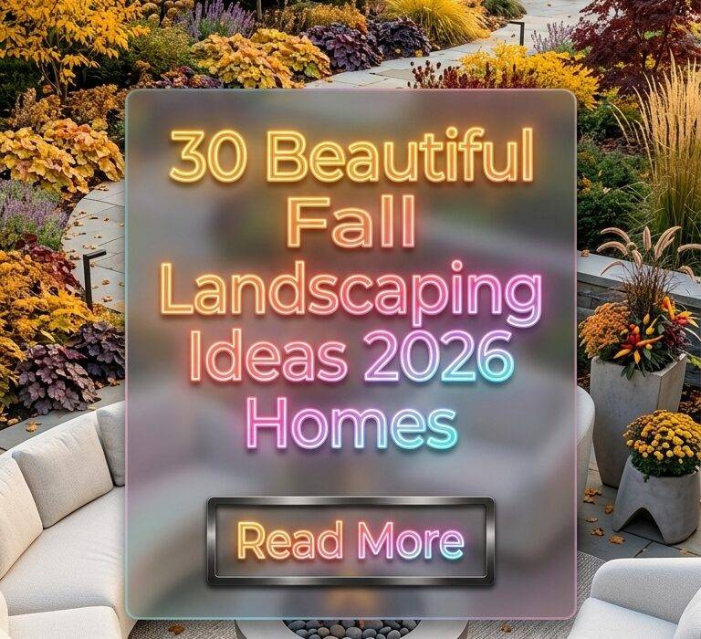 30 Beautiful Fall Landscaping Ideas 2026 Homes Front Yard, Backyard & Side Yard Inspiration