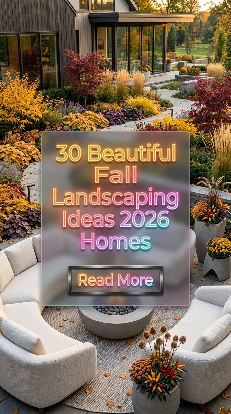 30 Beautiful Fall Landscaping Ideas 2026 Homes Front Yard, Backyard & Side Yard Inspiration