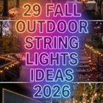 29 Fall Outdoor String Lights Ideas 2026 for Homes Transform Your Backyard Into a Glowing Paradise