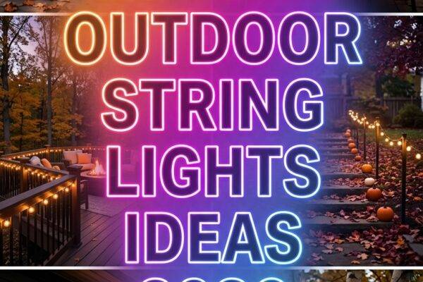 29 Fall Outdoor String Lights Ideas 2026 for Homes Transform Your Backyard Into a Glowing Paradise