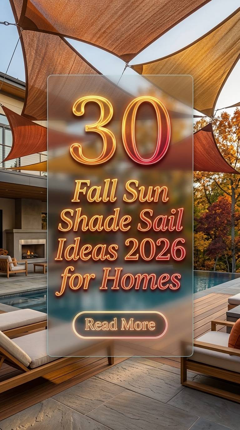 30 Fall Sun Shade Sail Ideas 2026 for Homes Stylish Triangle, DIY & Lighted Shade Designs