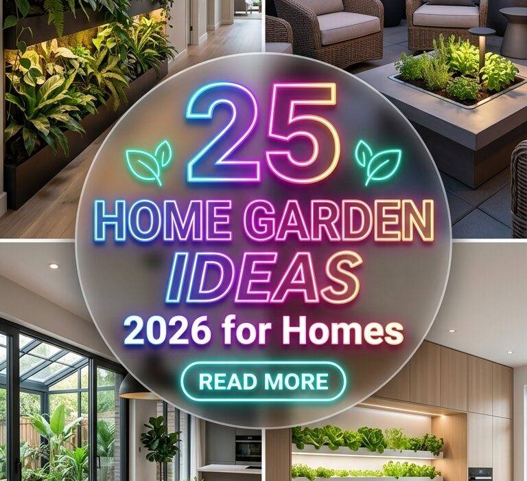 25 Home Garden Ideas 2026 for Homes Beautiful & Easy Summer to Fall Outdoor Spaces