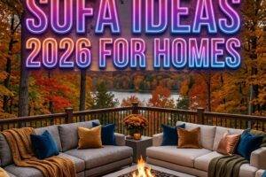 29 Fall Outdoor Sofa Ideas 2026 for Homes Modern Patio Space Inspiration