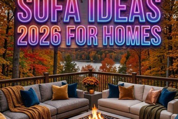 29 Fall Outdoor Sofa Ideas 2026 for Homes Modern Patio Space Inspiration