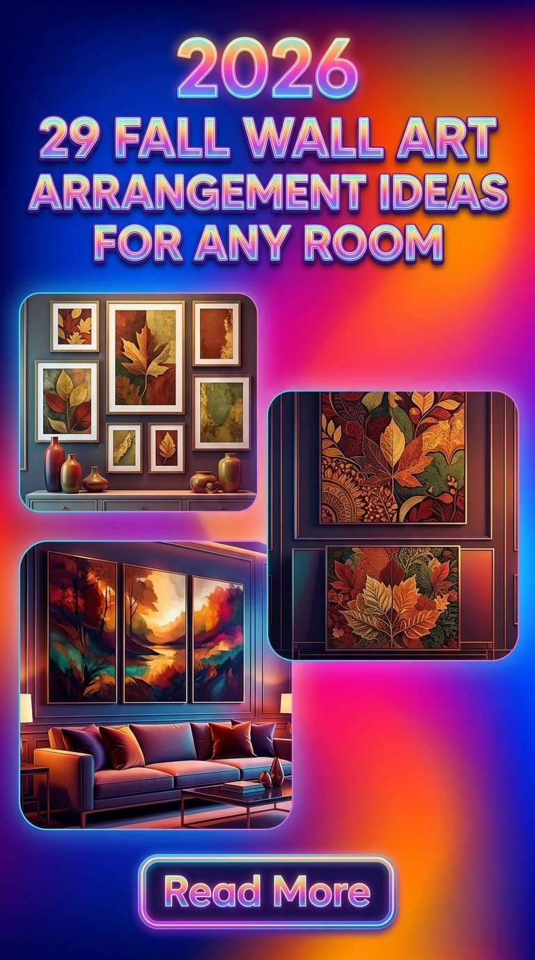 29 Fall Wall Art Arrangement Ideas 2026 for Homes Transform Any Room with Style