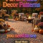 30 Fall Paver Patio Decor Patterns 2026 for Homes Modern Square, Brick & Herringbone Ideas