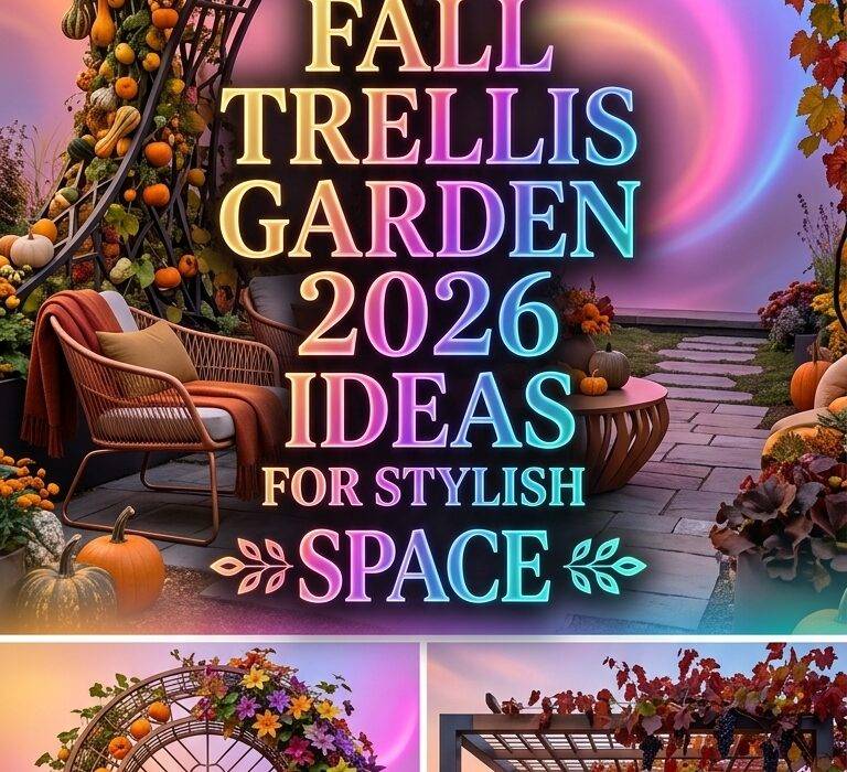 31 Fall Trellis Garden Ideas 2026 for Homes Stylish Vertical Outdoor Spaces