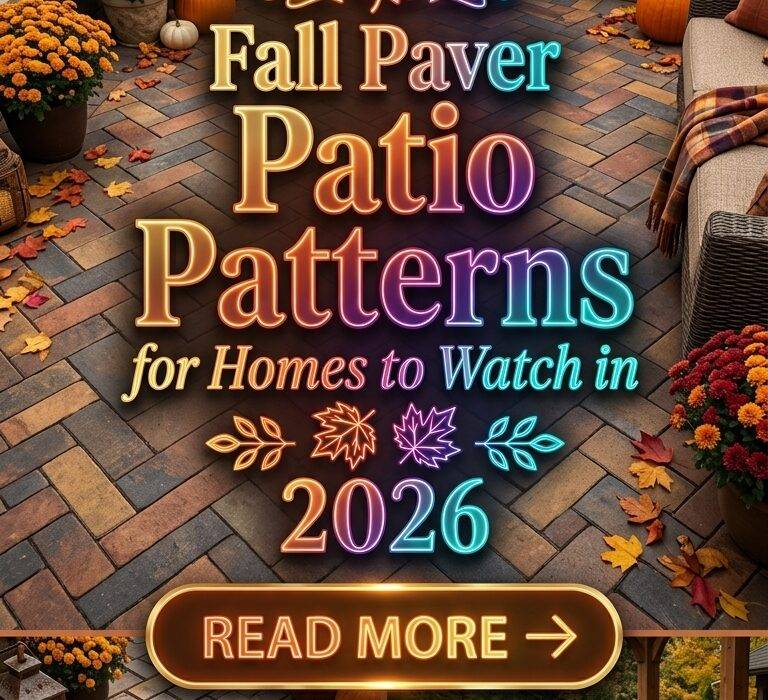 31 Paver Patio Patterns 2026 for Homes Fall Modern Square, Brick & Herringbone Designs