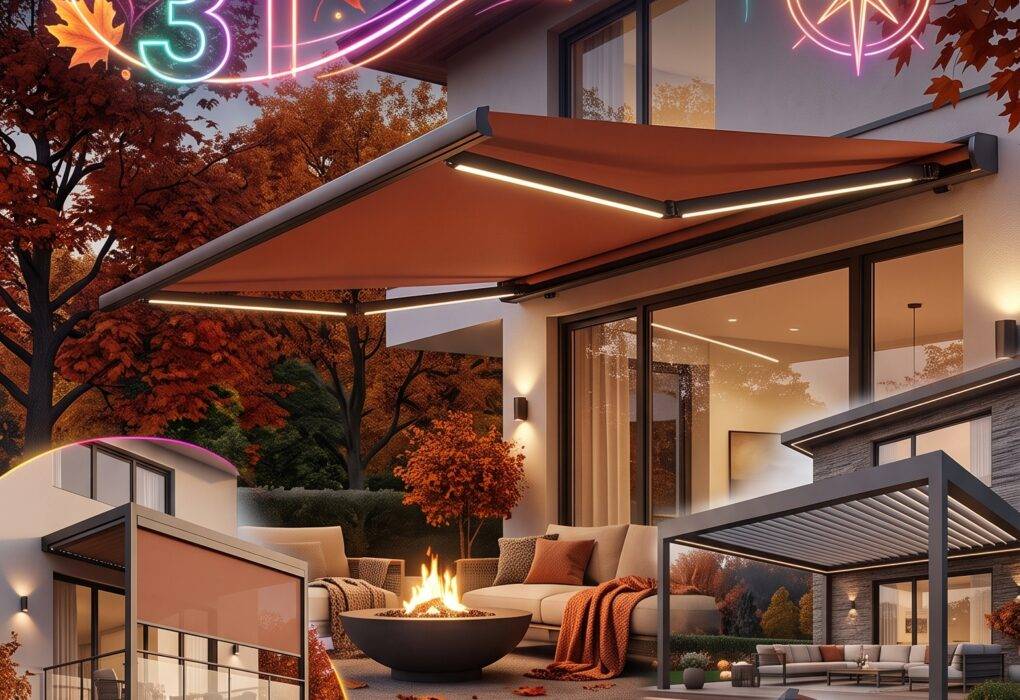 31 Retractable Fall Awning Ideas 2026 for Homes Modern Patio & Outdoor Shade Inspiration