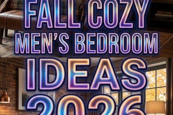 31 Fall Cozy Men’s Bedroom Ideas 2026 for Homes Modern Masculine Style Inspiration