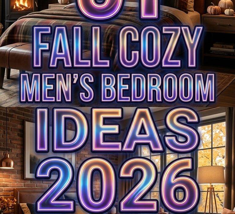 31 Fall Cozy Men’s Bedroom Ideas 2026 for Homes Modern Masculine Style Inspiration