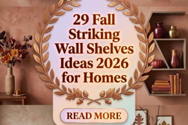 29 Fall Striking Wall Shelves Ideas 2026 for Homes Stylish Living Rooms, Bedrooms & Modern Decor