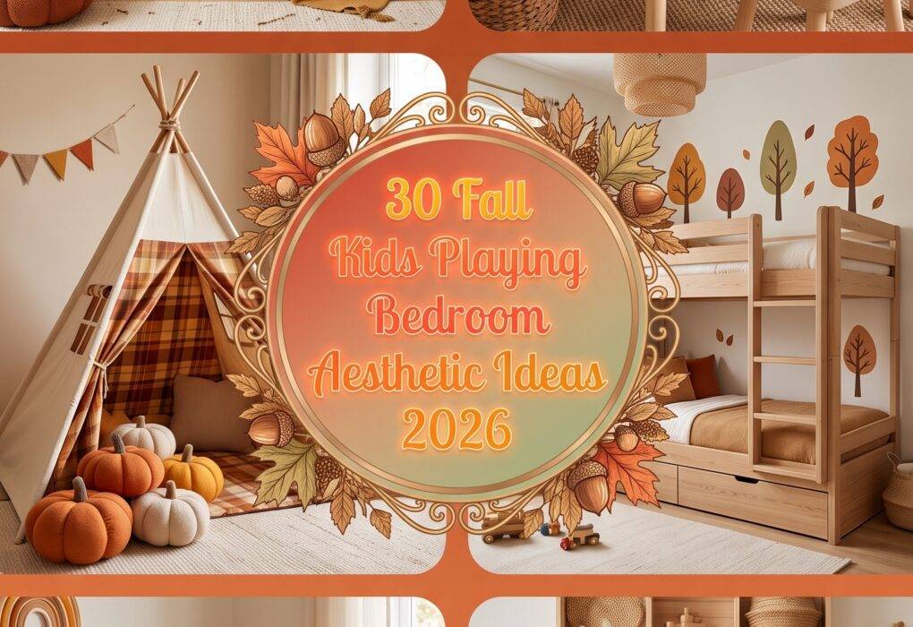 30 Fall Kids Playing Bedroom Aesthetic Ideas 2026 for Homes Cozy, Modern & Moody Spaces
