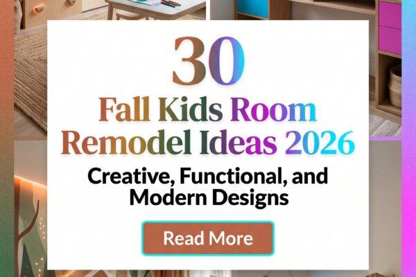 30 Fall Kids Room Remodel Ideas 2026 for Homes Creative, Functional & Modern Designs