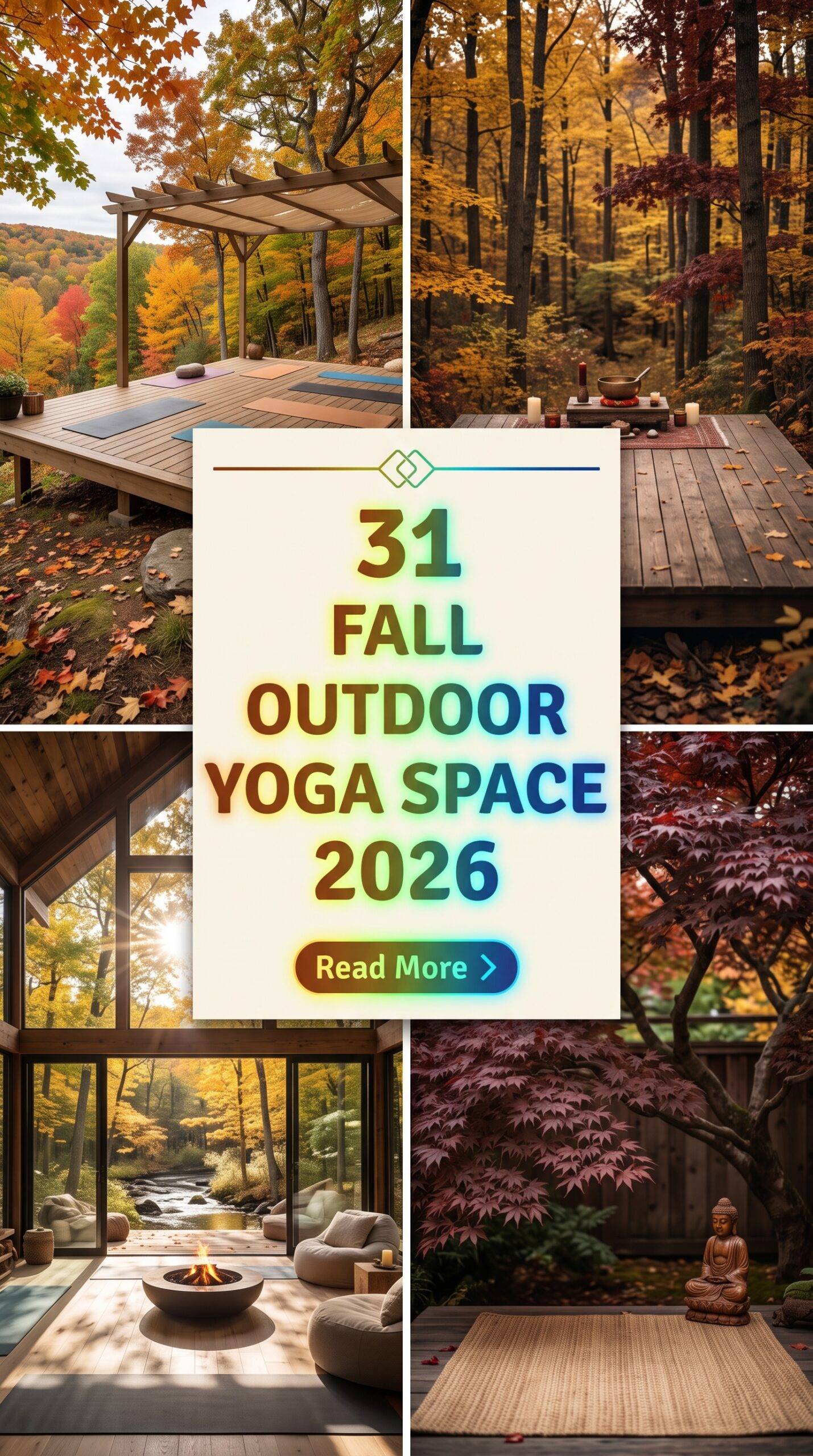31 Fall Outdoor Yoga Space Ideas 2026 for Homes Backyard, Patio, Balcony & Rooftop Inspiration