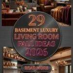 29 Basement Luxury Living Room Fall Ideas 2026 for Homes | Stunning Cozy Basement Designs
