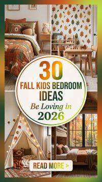 30 Fall Kids Bedroom Ideas 2026 for Homes | Stylish Room Upgrade Inspiration