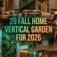 29 Fall Home Vertical Garden Ideas 2026 for Homes | Save Space & Grow Up Beautifully