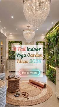 31 Fall Indoor Yoga Garden Ideas 2026 for Homes Create a Peaceful & Relaxing Retreat