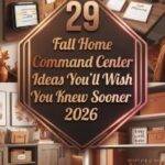 29 Fall Home Command Center Ideas 2026 for Homes | Smart Organization You'll Wish You Knew Sooner