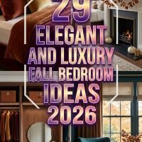29 Elegant Fall Bedroom Ideas 2026 for Homes | Create a Luxury Retreat You'll Never Want to Leave