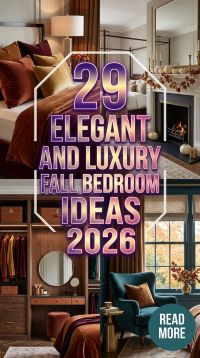 29 Elegant Fall Bedroom Ideas 2026 for Homes | Create a Luxury Retreat You'll Never Want to Leave