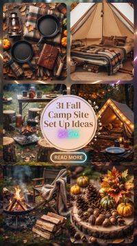 31 Fall Camp Site Set Up Ideas 2026 for Adventures | Cozy & Functional Camping Inspiration