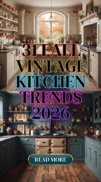 31 Fall Vintage Kitchen Trends 2026 for Homes | Retro Style You'll Love