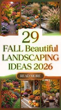 29 Fall Beautiful Landscaping Ideas 2026 for Homes Front Yard, Backyard & Side Yard Inspiration