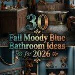 30 Fall Moody Blue Bathroom Ideas 2026 for Homes | Transform Your Space with Elegant Style