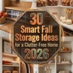 30 Smart Fall Storage Ideas for a Clutter-Free Home 2026 | Organize Every Room with Style